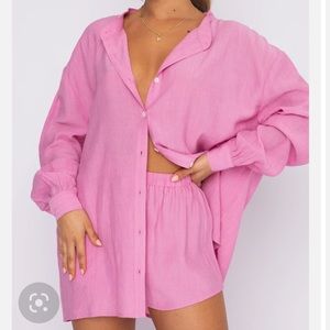 White Fox Take Me Out Button Down Shirt